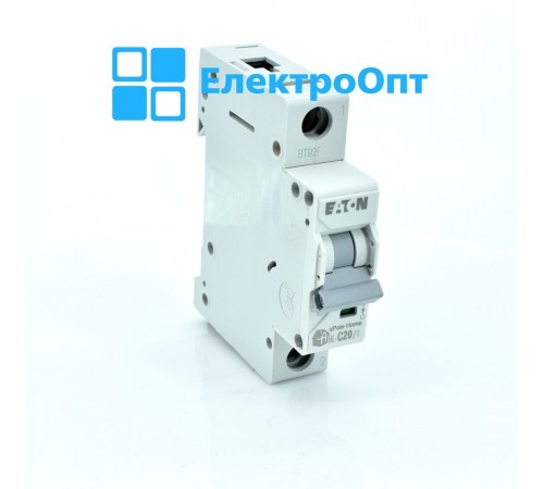 Автоматичний вимикач EATON 1p, 4,5 кА HL-C20/1