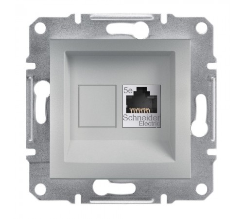 Schneider ASFORA Розетка комп RJ-45 кат5е STP внутр "" (C3) Алюміній EPH5000161 Schneider ASFORA Розетка комп RJ-45 кат5е STP внутр "" (C3) Алюміній EPH5000161