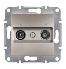 Schneider ASFORA РОЗЕТКА TV/R ПРОХ 4дБ бронза EPH3300269