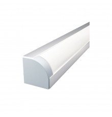 Профіль алюмінієвий для LED стрічки накладний ПАС-0051 Z306/AS матова лінза (комплект) 2м 35-87-90