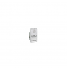 Schneider UNICA Розетка комп. RJ-45 внутр. 5E UTP 1-мод. "UNICA" біла (C2) MGU3.410.18