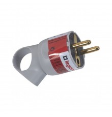 Вилка переносна Legrand 2К+З 16А сіра 050192