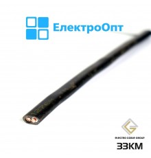 Провід мідний Запорізький завод чорний ВВГ нг-П 2х4,0(з)