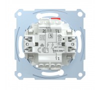 Schneider Merten МЕХАНІЗМ 2-КЛАВІШНОГО ВИМИКАЧА 10АХ MTN3115-0000