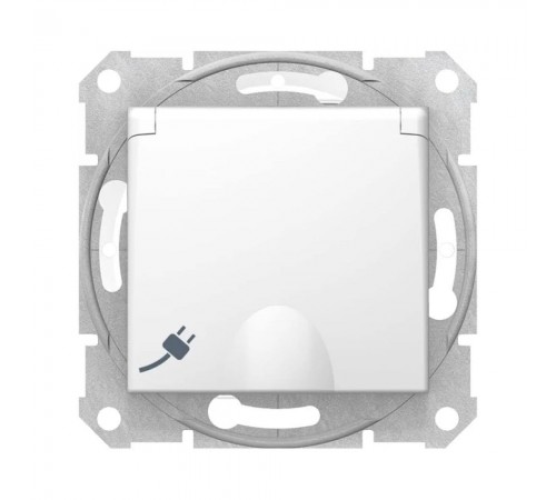 Schneider SEDNA Розетка 1-а З/К IP44 внутр. з кришкою та шторками "SEDNA" біла (C2) білий SDN3100321 Schneider SEDNA Розетка 1-а З/К IP44 внутр. з кришкою та шторками "SEDNA" біла (C2) білий SDN3100321